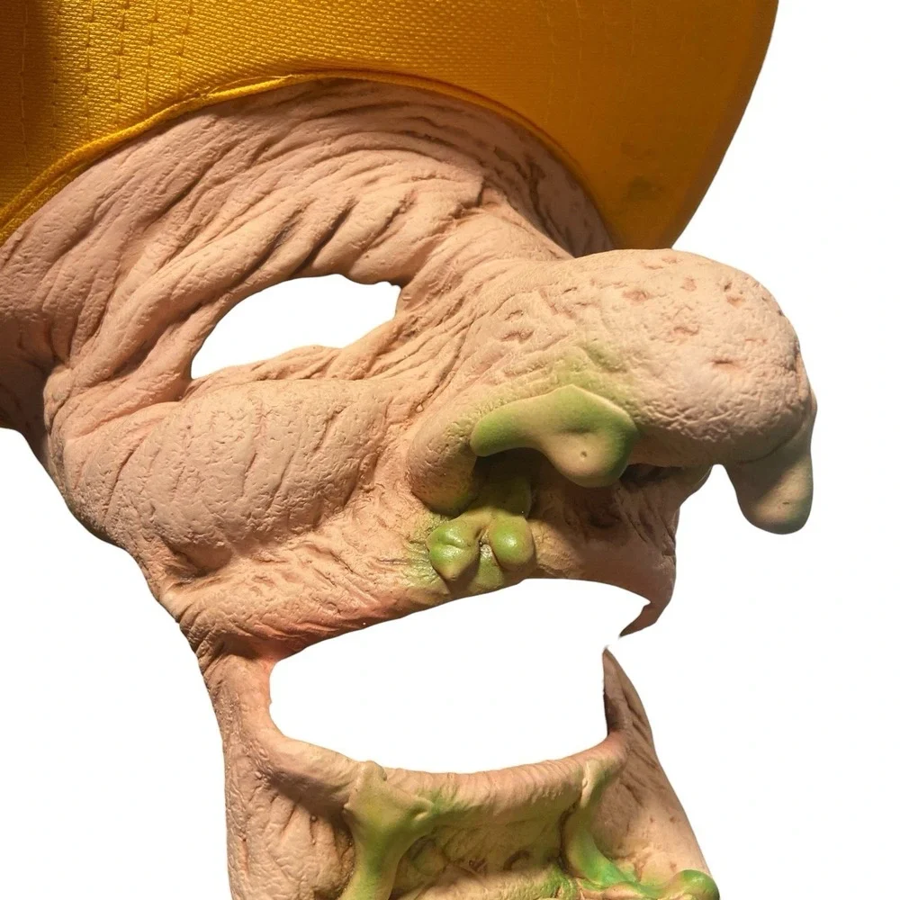 Gross Sludgy Old Man Mucous Hat Handmade Mask Halloween Geezer Gag Novelty Fun